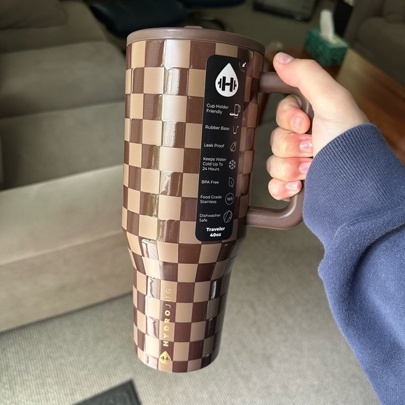 HydroJug Other - HydroJug Traveler Tumbler 40oz in Autumn Checkers